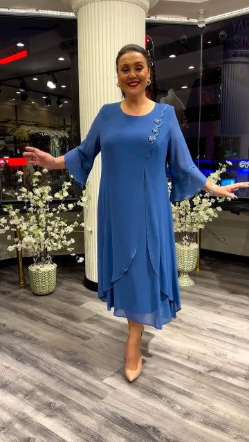 【S-5XL】 ❤️2025 Noi rochii de înaltă calitate din sifon de înaltă calitate