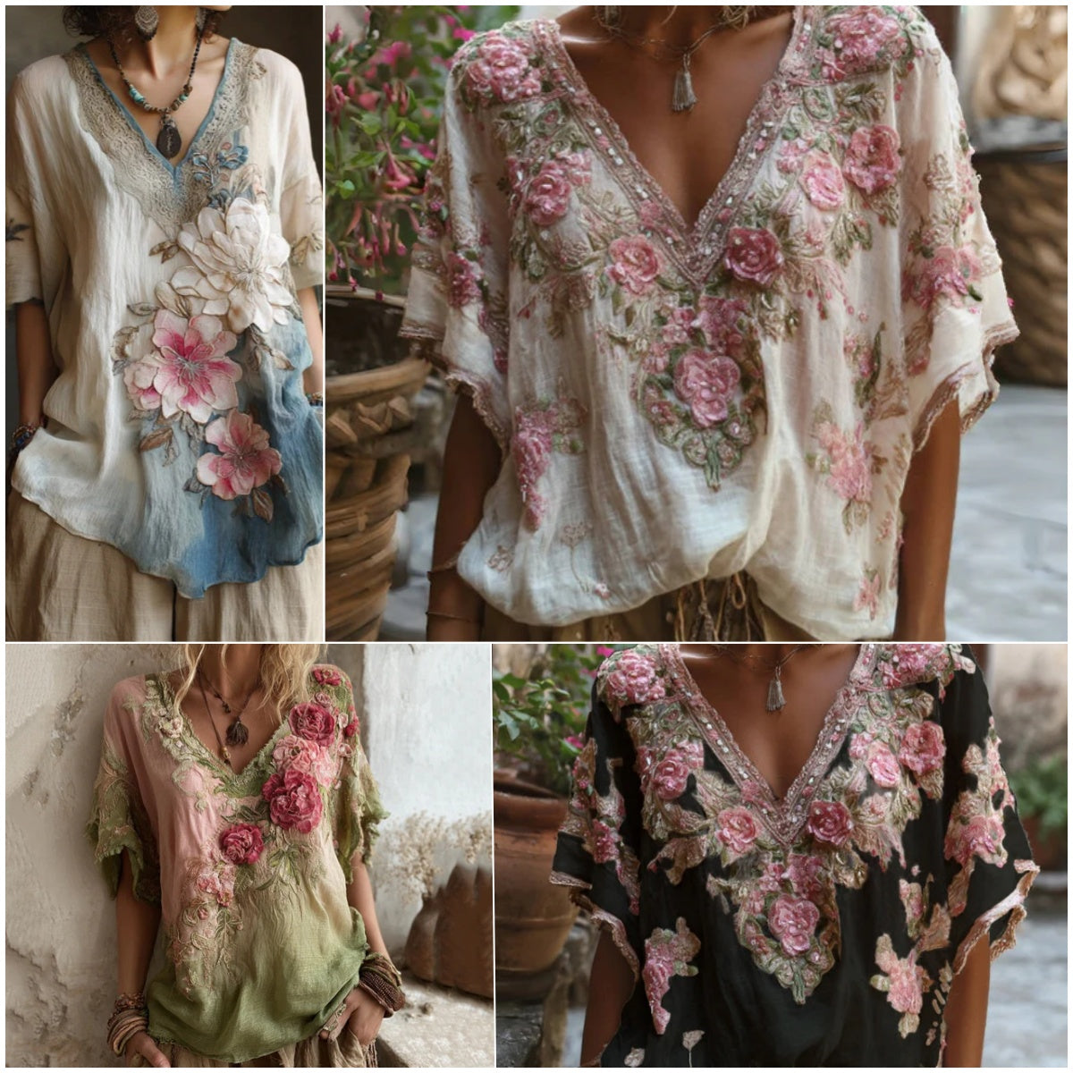 🌞【S-4XL】Cămașă brodată din in, respirabilă, ușoară și confortabilă, perfectă pentru relaxare și vacanțe lejere