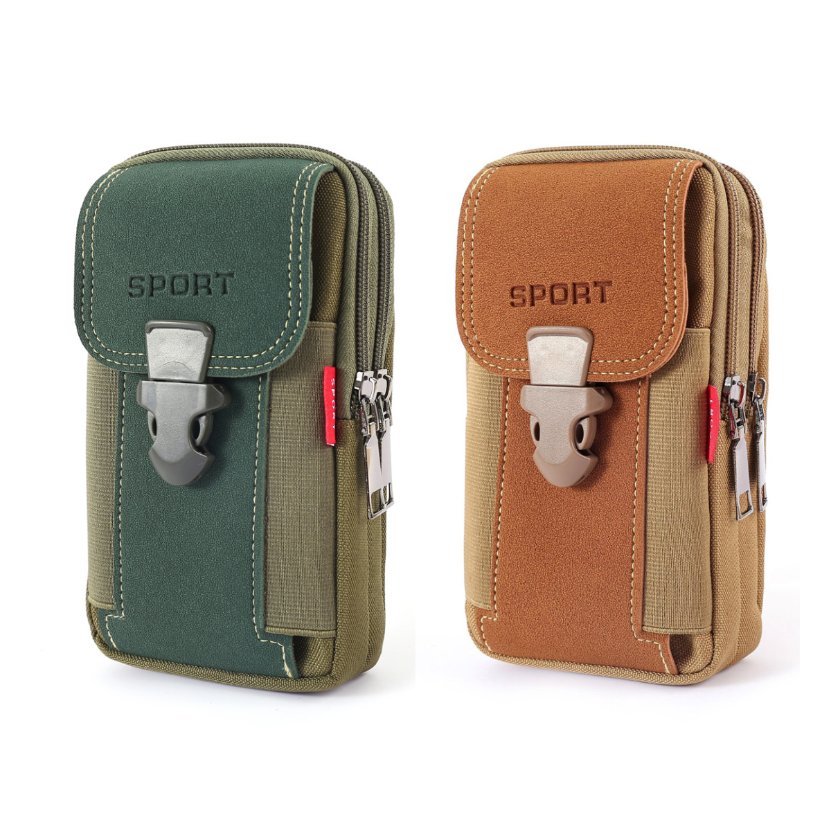 📱🔥【Cumpără 1, primești 1 gratuit】【Reducere specială】Geantă bărbătească casual pentru exterior – geantă sport pentru telefon mobil 🏞️🎽