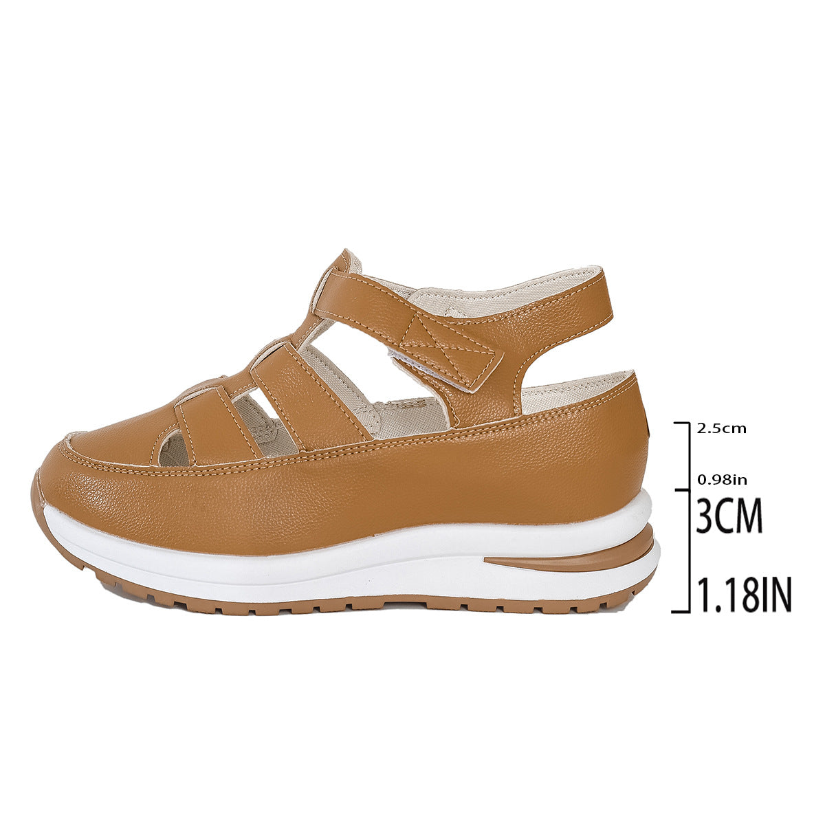 🌸【35-43】Sandale confortabile pentru femei cu talpă groasă, potrivite pentru sandale de vară de vârstă mijlocie