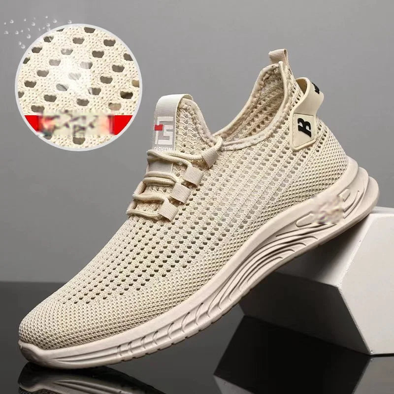【30% OFF】👟【39-44】Pantofi de bărbați casual confortabili, respirabili, din plasă, anti-alunecare, la modă