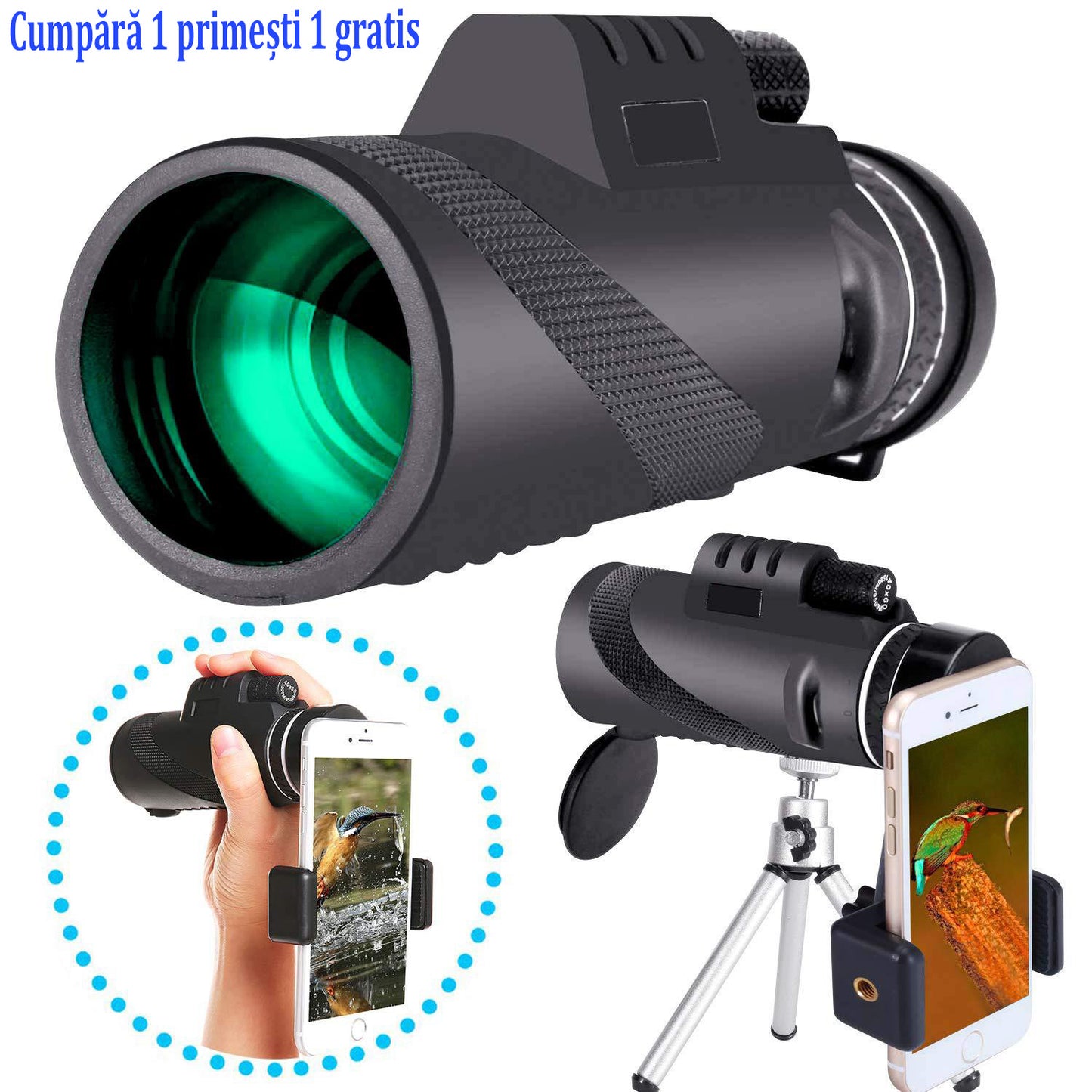 🔥Telescop monocular 40X60 HD de mare putere pasăre non-infraroșu 3741523