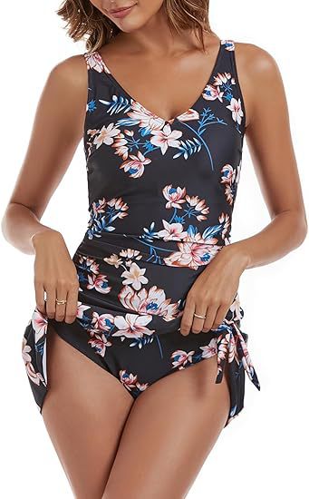 👙 Rochie de baie dintr-o bucată pentru femei, cu control al abdomenului