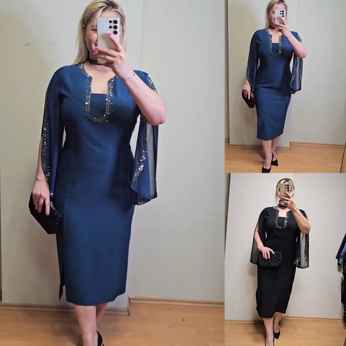 š„šćS-5XLćRochie nouÄ la modÄ, design clasic, elegantÄ Či simplÄ 4035581