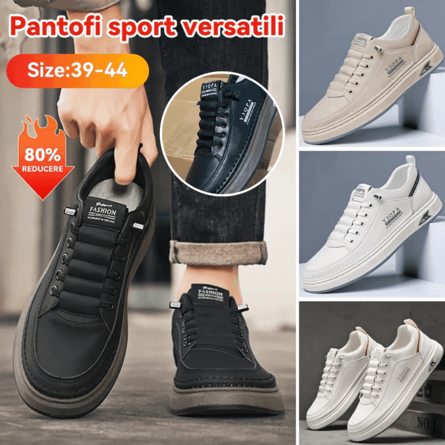 【39-44】2025 pantofi plati business din piele respirabilă pentru bărbați