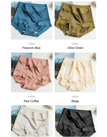 【30%OFF】🔥【Super Reducere】(1 set de 6 piese) chiloți premium din mătase de gheață din satin