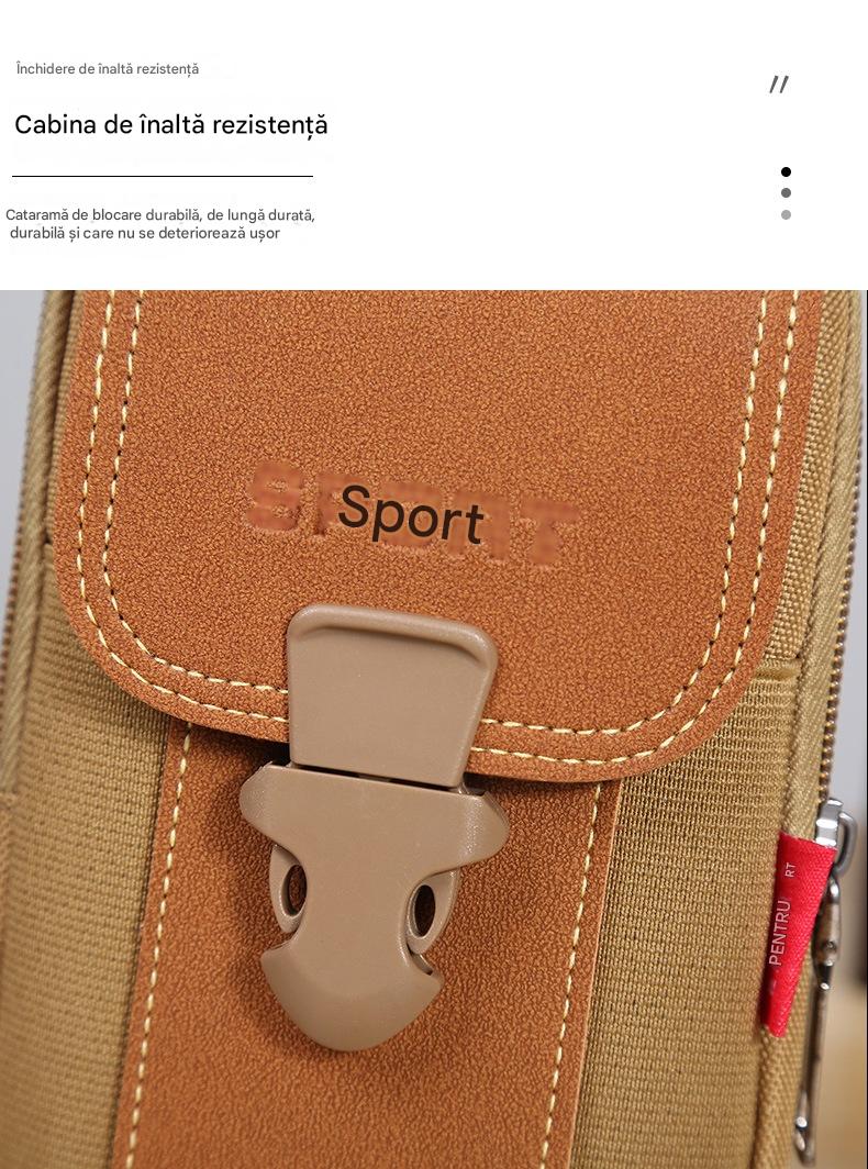 📱🔥【Cumpără 1, primești 1 gratuit】【Reducere specială】Geantă bărbătească casual pentru exterior – geantă sport pentru telefon mobil 🏞️🎽