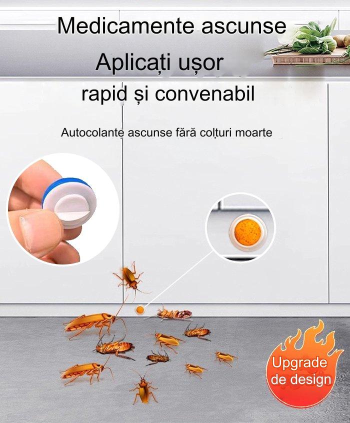 【10 cutii】Plasture de momeală cu gel puternic pentru uciderea gândacilor 3723451