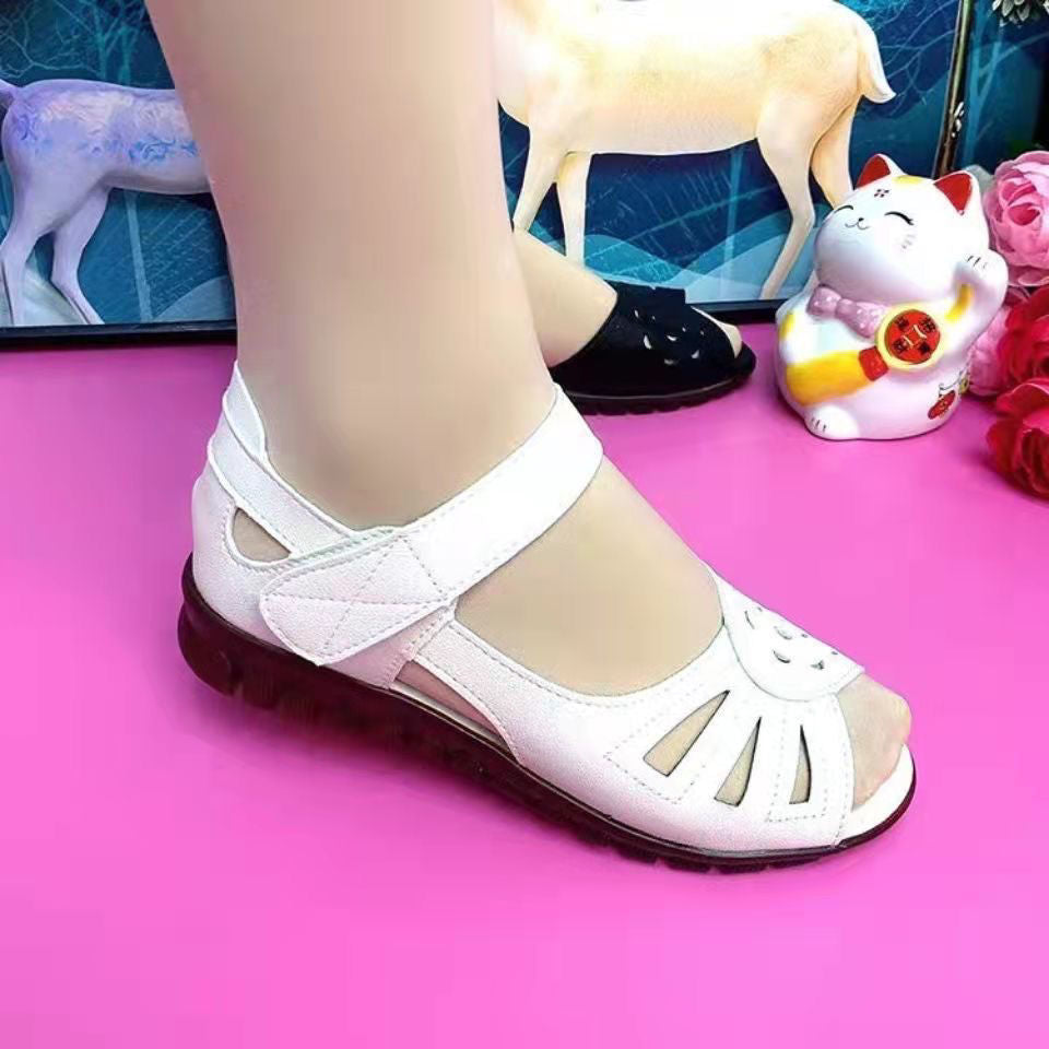 【🔥Promoție - 50% reducere】【35-41】Sandale confortabile de damă din piele naturală, noul model de vară cu talpă moale