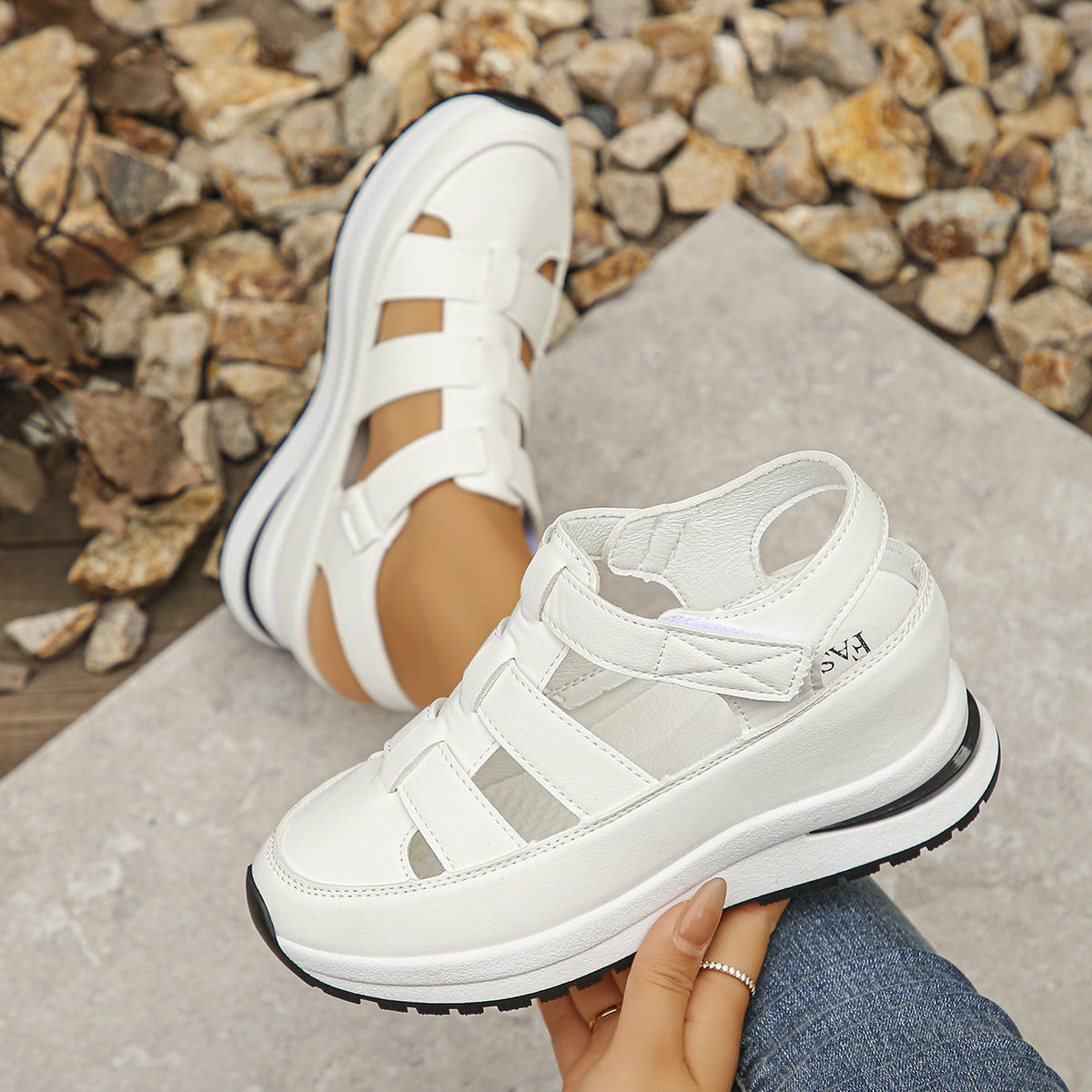 💟【35-43】2025 noi sandale casual cu talpă groasă