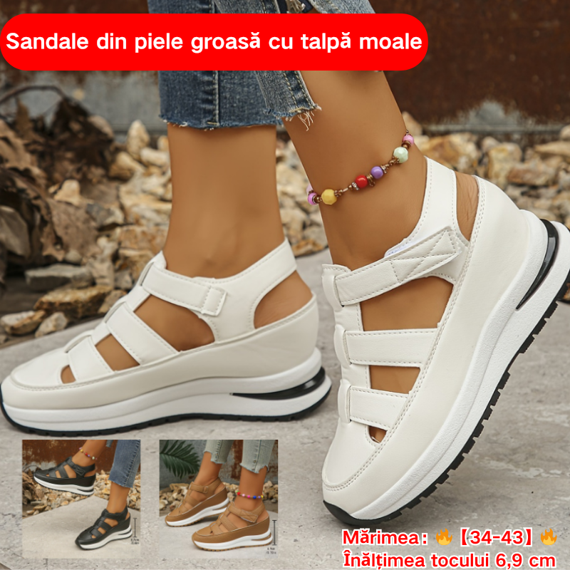 💟【35-43】2025 noi sandale casual cu talpă groasă