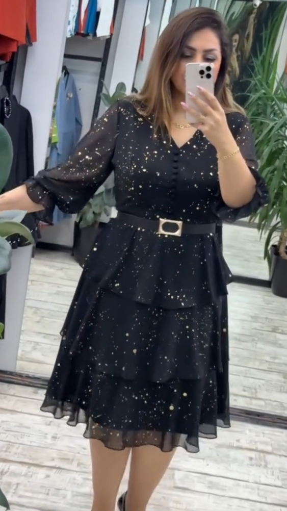 【🥇HOT SALE】(S-5XL) 💋 Rochie de șifon de înaltă calitate 4035578