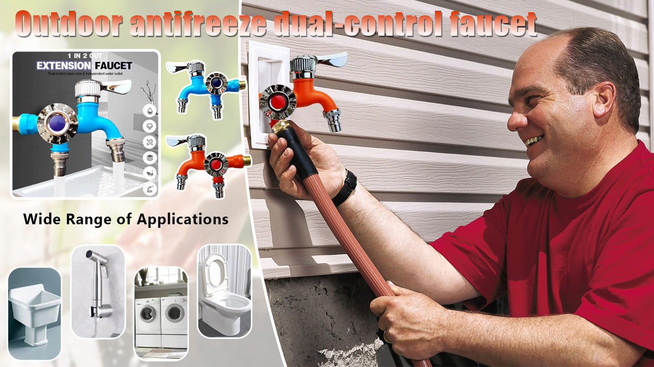 💥💥Robinet multifuncțional de exterior antigel cu control dublu