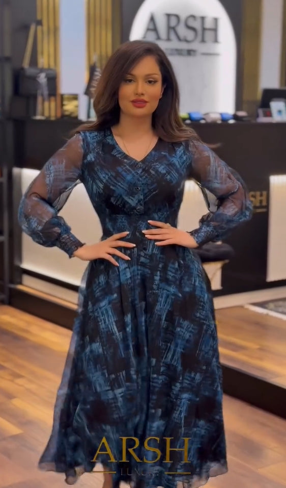 【S-5XL】2025 primăvară nouă rochie de sifon de înaltă calitate, elegant și temperament