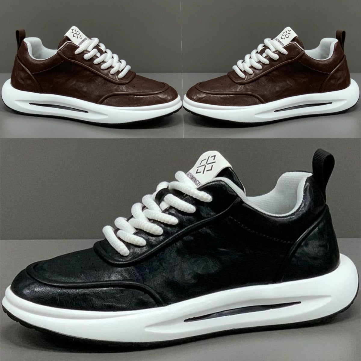 👨👞【39-44】Adidași din piele pentru bărbați