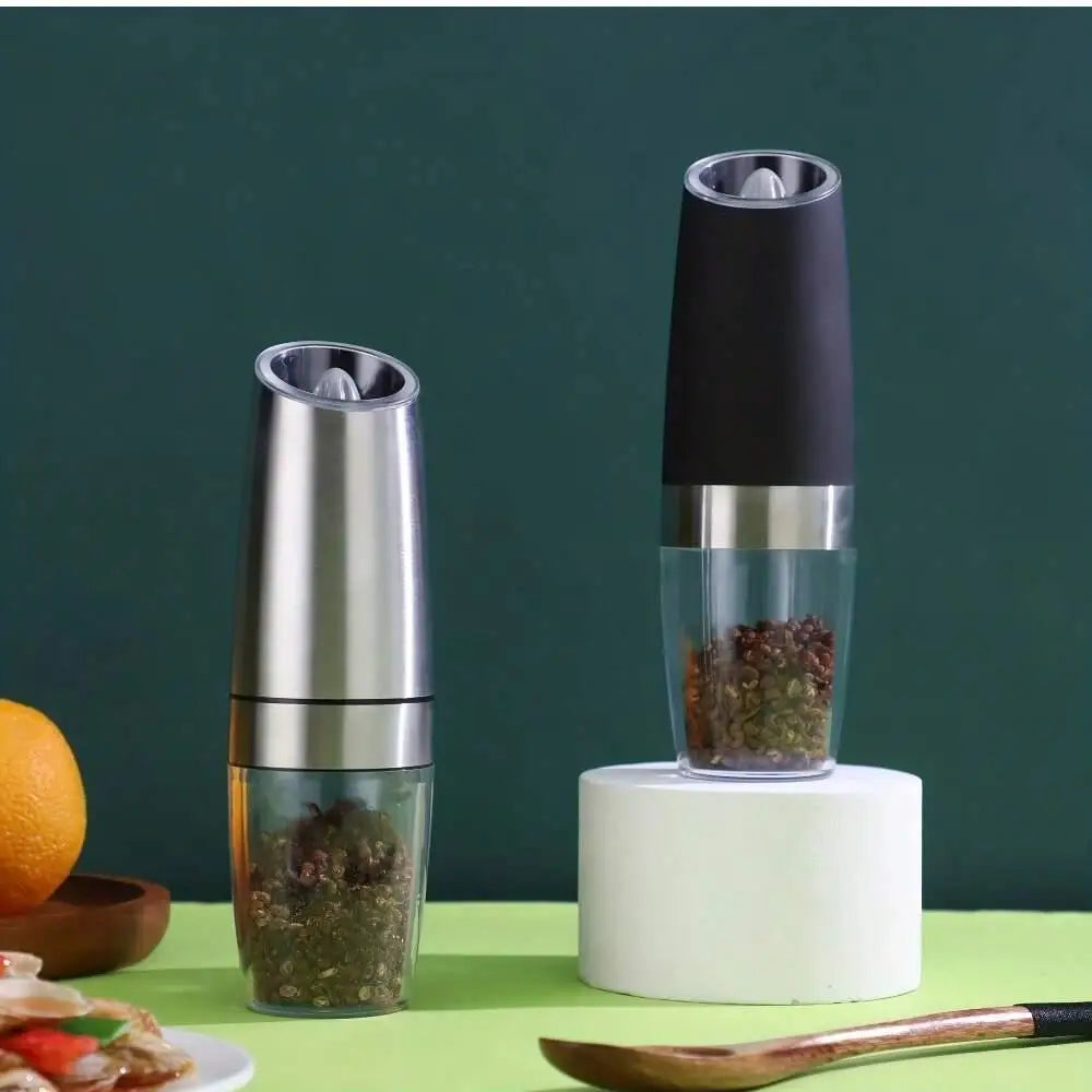 ✨🧂Mașină de tocat sare și piper cu inducție gravitațională automată