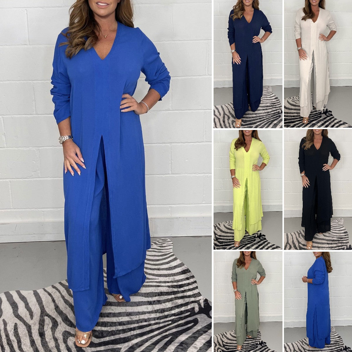 【S-5XL】2025 noi haine neregulate sexy și pantaloni costum din două piese