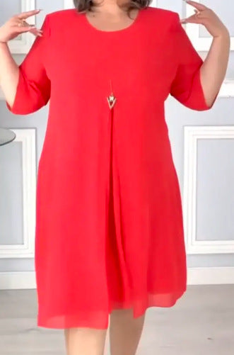 【🏆 Cele mai bine vândute produse】🔥🥰【S-5XL】2025 Rochie simpla multicolora