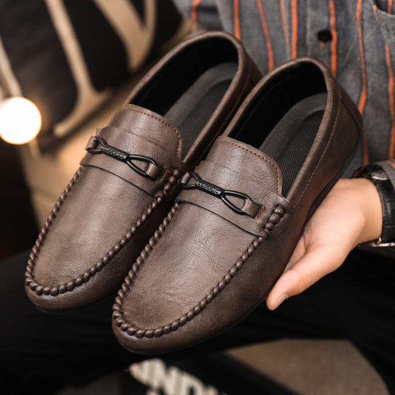 🔥🔥🥿 Primăvara și vara pantofi bărbați low-top sute pantofi casual pantofi din piele respirabil