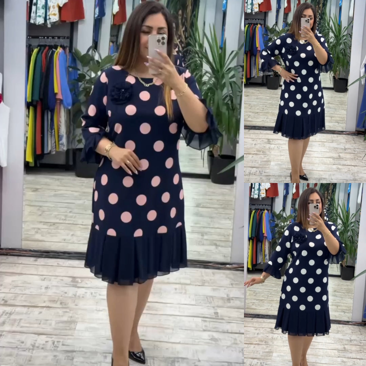 💟【M-5XL】👗 Noua rochie de modă, design clasic, elegant și simplu