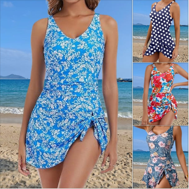 👙 Rochie de baie dintr-o bucată pentru femei, cu control al abdomenului