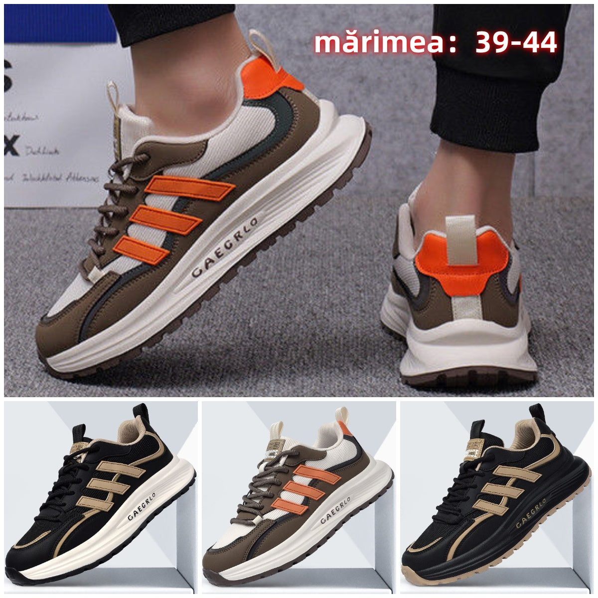 👟【39-44】2025 Pantofi sport din piele rezistentă la apă și murdărie, cu talpă moale pentru confort maxim