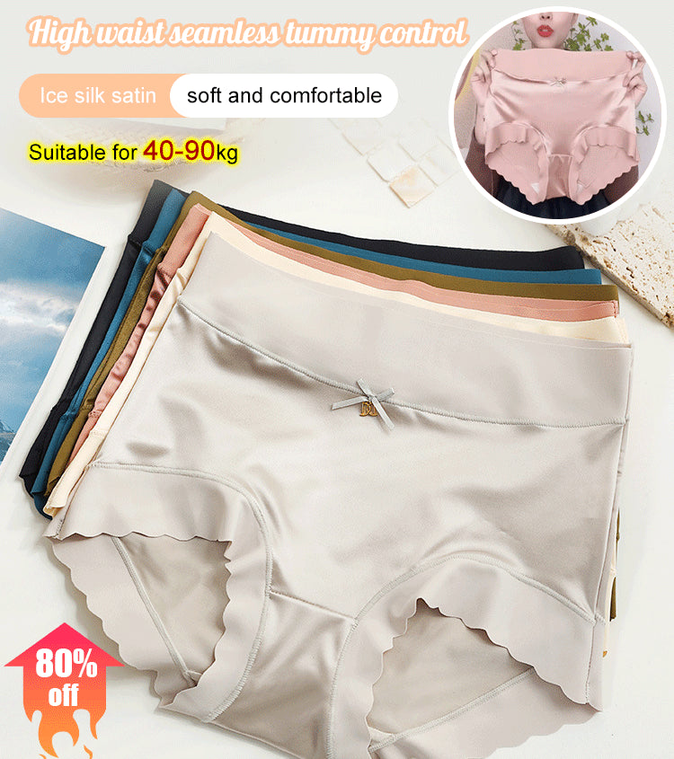 【30%OFF】🔥【Super Reducere】(1 set de 6 piese) chiloți premium din mătase de gheață din satin