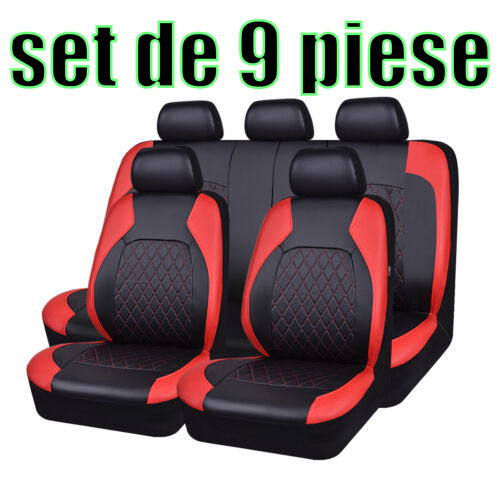 ššSet universal de huse de scaun auto din piele moale 3761820