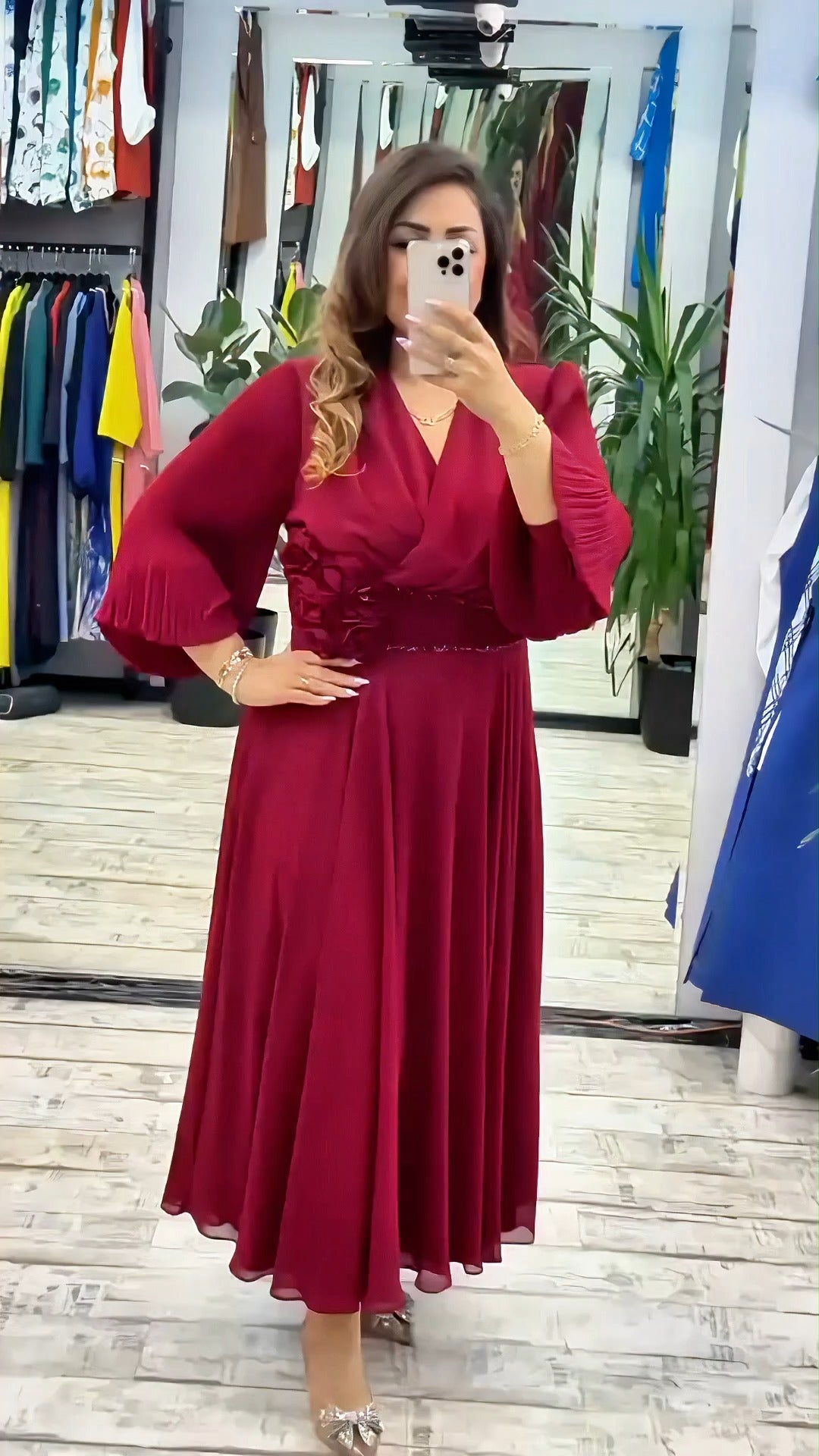 🌈👗【M-4XL】Rochie nouă la modă, design clasic, elegantă și simplă