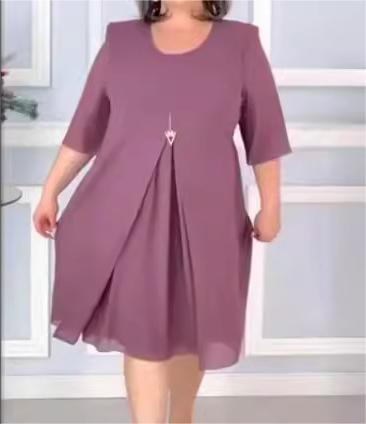 【🏆 Cele mai bine vândute produse】🔥🥰【S-5XL】2025 Rochie simpla multicolora