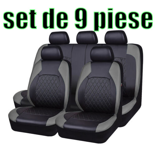 ššSet universal de huse de scaun auto din piele moale 3761820