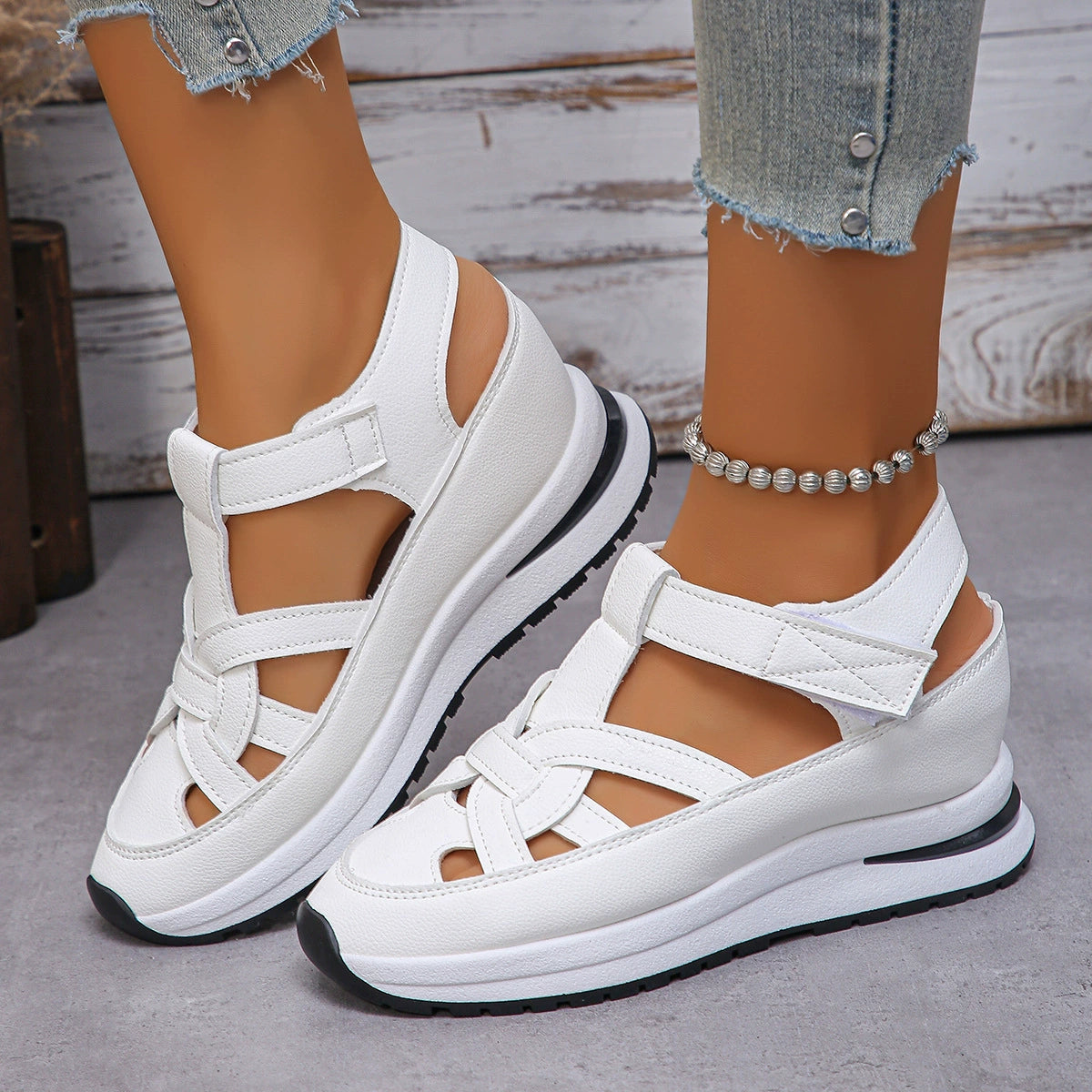 👡 Reduceri mari de vară – ultima zi de promoție 【35-43】2025 Noi sandale casual cu talpă groasă