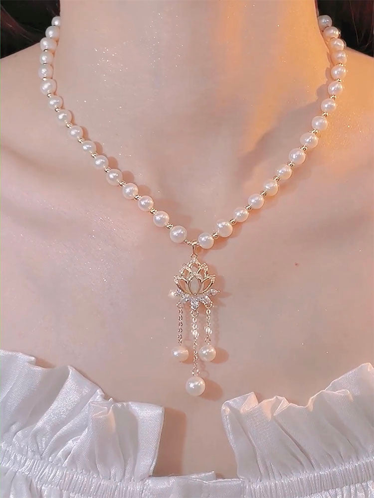 🧡Colier temperament clavicula perle
