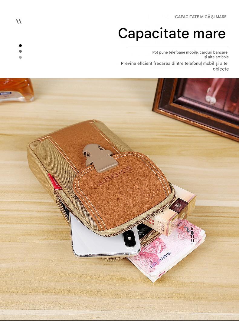 📱🔥【Cumpără 1, primești 1 gratuit】【Reducere specială】Geantă bărbătească casual pentru exterior – geantă sport pentru telefon mobil 🏞️🎽