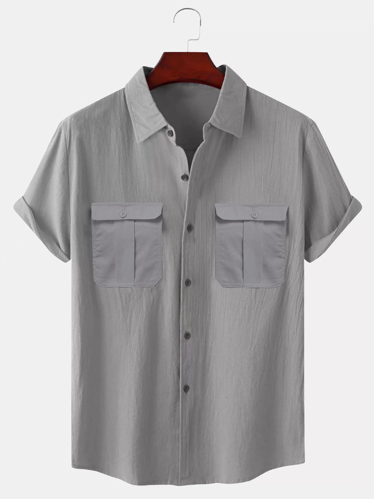 【🔥Reduceri de vară🔥】✨🎉【M-5XL】Cămașă bărbătească de vară nouă, simplă, casual, din in, 2025