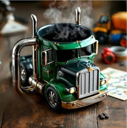 🚛 Căni de cafea lucrate manual pentru semi camioane