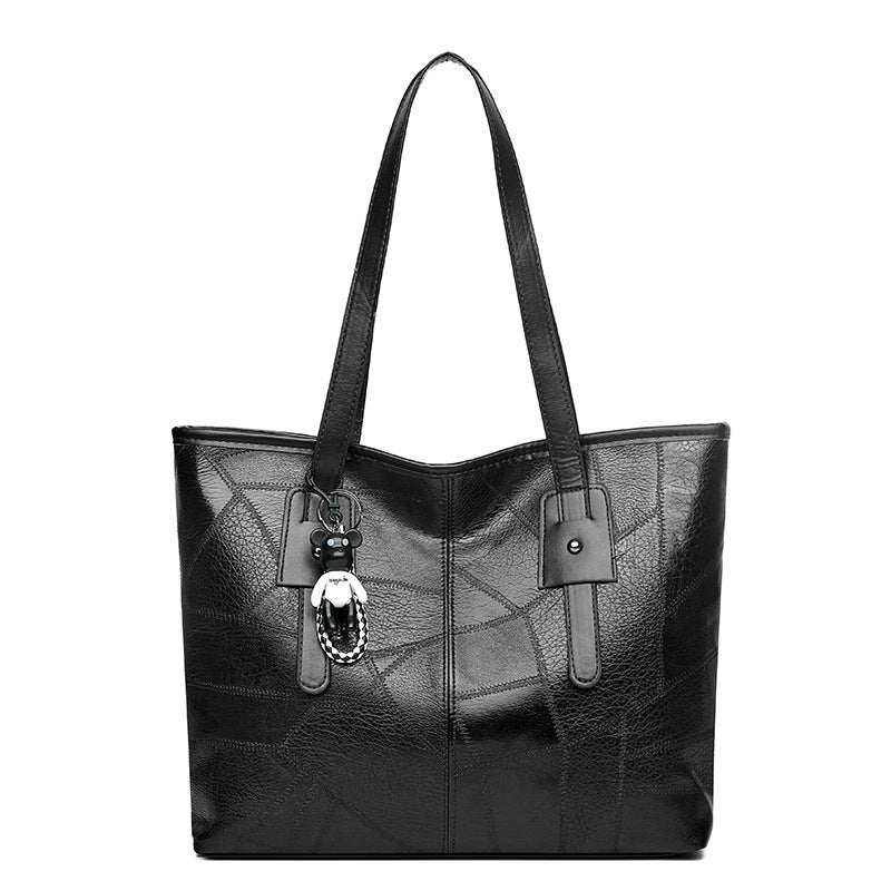 👜Geanta de umăr moale, din piele moale, la modă ✨Gantă extraordinară de capacitate mare✨