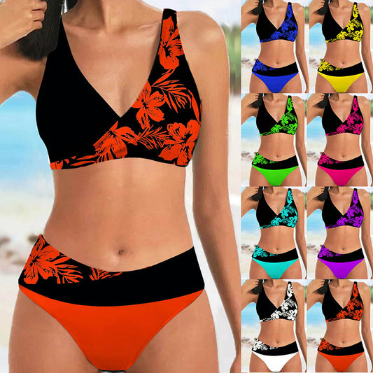 👙【S~5XL】Costum de baie bikini din două piese pentru femei, stil nou 4026777