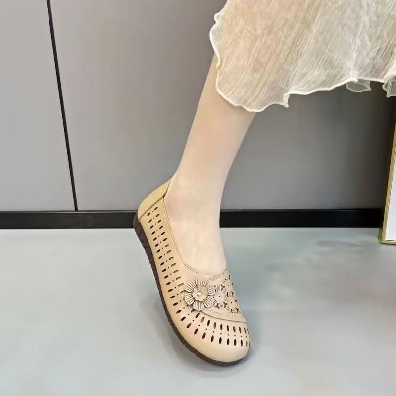 【35-40】Pantofi de dama，Pantofi cu talpă moale anti-alunecare din piele de vacă