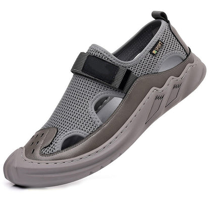 【39-47】✨Sandale de vară pentru bărbați, casual, respirabile, cu talpă moale din plasă 4033844