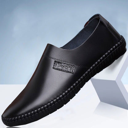 👞Noi pantofi britanici casual cu talpă moale【39-44】 ✅ din piele selectată✅ rezistentă la uzură și respirabilă
