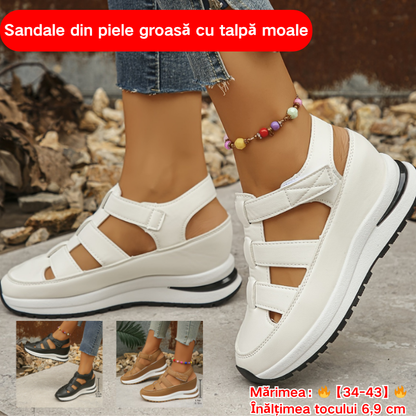 💟【35-43】2025 noi sandale casual cu talpă groasă