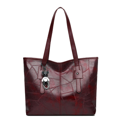 👜Geanta de umăr moale, din piele moale, la modă ✨Gantă extraordinară de capacitate mare✨