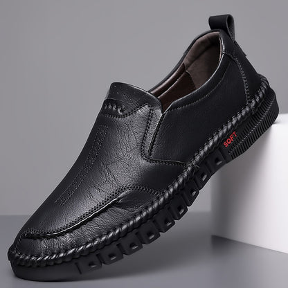 👞【39-44】2025 pantofi sport casual pentru bărbați, din piele naturală, cu talpă moale, antiderapantă, respirabilă