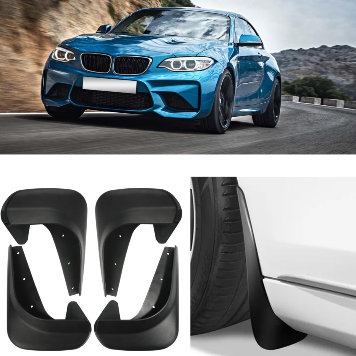 🔥🚗Stil universal 4 piese  Aripi anvelope auto, aripi anti-stropire