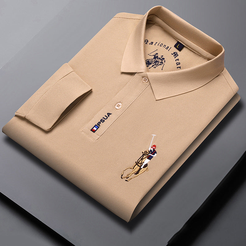 🔥【M-4XL】Nowa męska koszulka polo z długim rękawem 2025