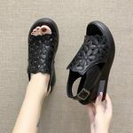 【35-40】 2025 noi sandale retro dama vara, talpa moale, nu obosit la mers-3925952