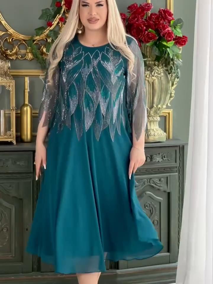 🔥【Ofertă limitată în timp】💋【S-5XL】👗 Noua rochie de modă, design clasic, elegant și simplu