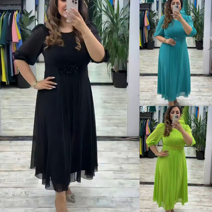 👗【S-5XL】Rochie nouă la modă, design clasic, elegantă și simplă