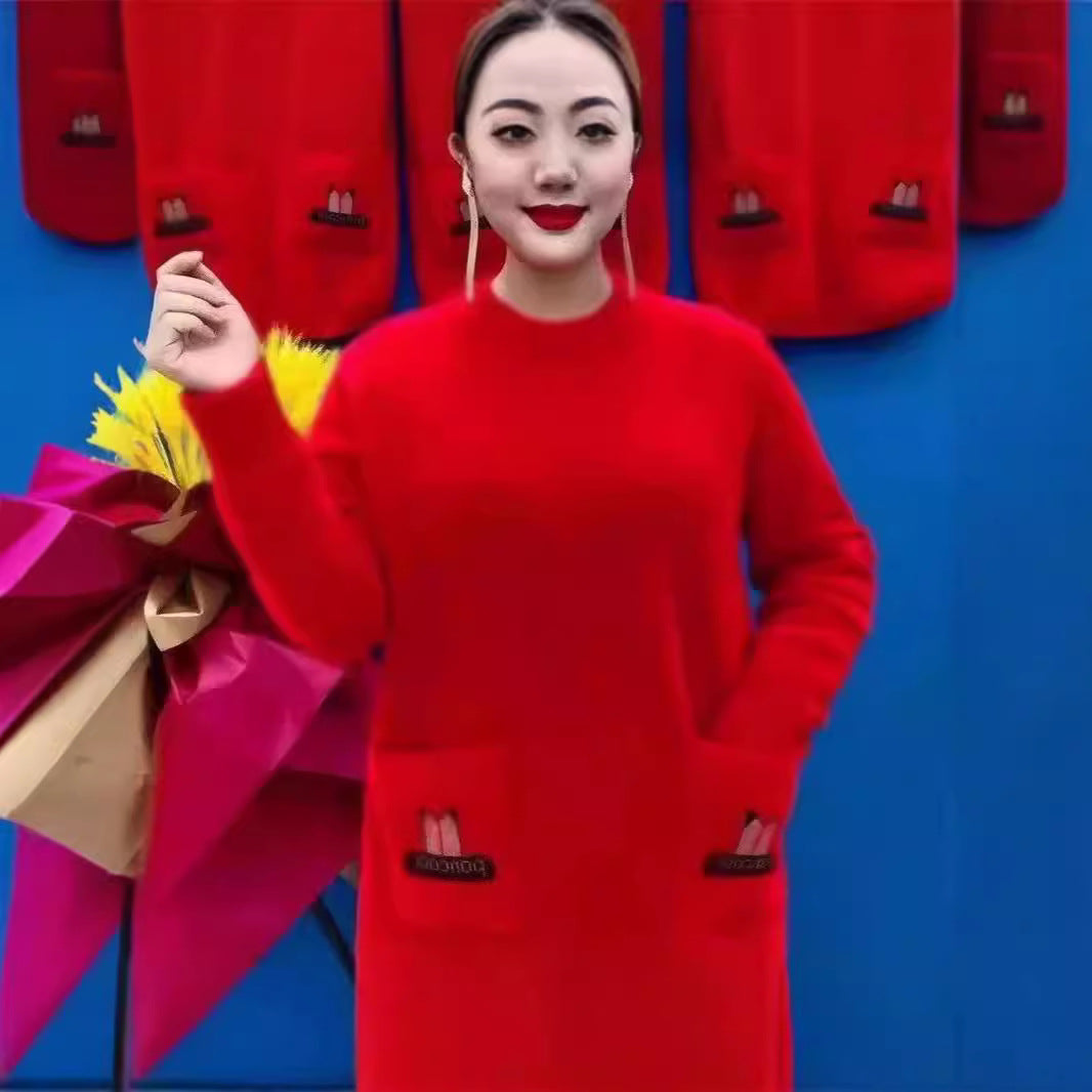 ⛄❄️【M-5XL】2024 nou toamnă și iarnă top lână lung 3788623 